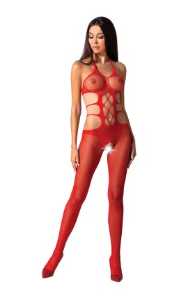 Mrežasti bodystocking BS084 red-1